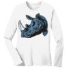 1-DAY RUSH NO MINIMUM Ladies Long Sleeve Crew Neck T-Shirt Thumbnail