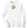 1-DAY RUSH NO MINIMUM Ladies Long Sleeve Crew Neck T-Shirt Thumbnail