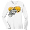 1-DAY RUSH NO MINIMUM Ladies Long Sleeve Crew Neck T-Shirt Thumbnail