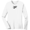 1-DAY RUSH NO MINIMUM Ladies Long Sleeve Crew Neck T-Shirt Thumbnail