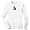 1-DAY RUSH NO MINIMUM Ladies Long Sleeve Crew Neck T-Shirt Thumbnail