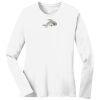 1-DAY RUSH NO MINIMUM Ladies Long Sleeve Crew Neck T-Shirt Thumbnail