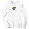 1-DAY RUSH NO MINIMUM Ladies Long Sleeve Crew Neck T-Shirt Thumbnail