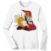1-DAY RUSH NO MINIMUM Ladies Long Sleeve Crew Neck T-Shirt Thumbnail