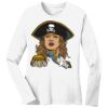 1-DAY RUSH NO MINIMUM Ladies Long Sleeve Crew Neck T-Shirt Thumbnail