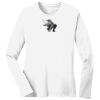 1-DAY RUSH NO MINIMUM Ladies Long Sleeve Crew Neck T-Shirt Thumbnail