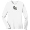 1-DAY RUSH NO MINIMUM Ladies Long Sleeve Crew Neck T-Shirt Thumbnail