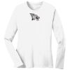 1-DAY RUSH NO MINIMUM Ladies Long Sleeve Crew Neck T-Shirt Thumbnail
