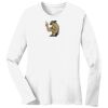 1-DAY RUSH NO MINIMUM Ladies Long Sleeve Crew Neck T-Shirt Thumbnail