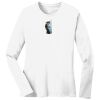1-DAY RUSH NO MINIMUM Ladies Long Sleeve Crew Neck T-Shirt Thumbnail