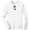 1-DAY RUSH NO MINIMUM Ladies Long Sleeve Crew Neck T-Shirt Thumbnail