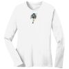 1-DAY RUSH NO MINIMUM Ladies Long Sleeve Crew Neck T-Shirt Thumbnail