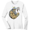 1-DAY RUSH NO MINIMUM Ladies Long Sleeve Crew Neck T-Shirt Thumbnail
