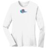 1-DAY RUSH NO MINIMUM Ladies Long Sleeve Crew Neck T-Shirt Thumbnail