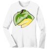 1-DAY RUSH NO MINIMUM Ladies Long Sleeve Crew Neck T-Shirt Thumbnail