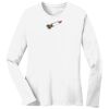 1-DAY RUSH NO MINIMUM Ladies Long Sleeve Crew Neck T-Shirt Thumbnail