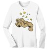 1-DAY RUSH NO MINIMUM Ladies Long Sleeve Crew Neck T-Shirt Thumbnail