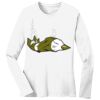 1-DAY RUSH NO MINIMUM Ladies Long Sleeve Crew Neck T-Shirt Thumbnail