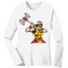 1-DAY RUSH NO MINIMUM Ladies Long Sleeve Crew Neck T-Shirt Thumbnail