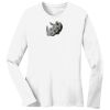 1-DAY RUSH NO MINIMUM Ladies Long Sleeve Crew Neck T-Shirt Thumbnail