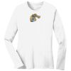 1-DAY RUSH NO MINIMUM Ladies Long Sleeve Crew Neck T-Shirt Thumbnail