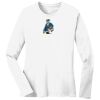 1-DAY RUSH NO MINIMUM Ladies Long Sleeve Crew Neck T-Shirt Thumbnail