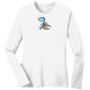 1-DAY RUSH NO MINIMUM Ladies Long Sleeve Crew Neck T-Shirt Thumbnail
