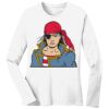 1-DAY RUSH NO MINIMUM Ladies Long Sleeve Crew Neck T-Shirt Thumbnail