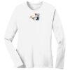 1-DAY RUSH NO MINIMUM Ladies Long Sleeve Crew Neck T-Shirt Thumbnail