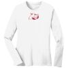 1-DAY RUSH NO MINIMUM Ladies Long Sleeve Crew Neck T-Shirt Thumbnail