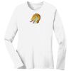 1-DAY RUSH NO MINIMUM Ladies Long Sleeve Crew Neck T-Shirt Thumbnail