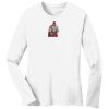 1-DAY RUSH NO MINIMUM Ladies Long Sleeve Crew Neck T-Shirt Thumbnail