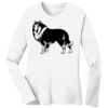 1-DAY RUSH NO MINIMUM Ladies Long Sleeve Crew Neck T-Shirt Thumbnail