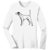 1-DAY RUSH NO MINIMUM Ladies Long Sleeve Crew Neck T-Shirt Thumbnail