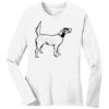 1-DAY RUSH NO MINIMUM Ladies Long Sleeve Crew Neck T-Shirt Thumbnail