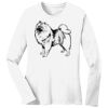1-DAY RUSH NO MINIMUM Ladies Long Sleeve Crew Neck T-Shirt Thumbnail