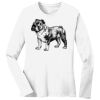 1-DAY RUSH NO MINIMUM Ladies Long Sleeve Crew Neck T-Shirt Thumbnail