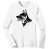 1-DAY RUSH NO MINIMUM Ladies Long Sleeve Crew Neck T-Shirt Thumbnail
