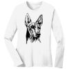 1-DAY RUSH NO MINIMUM Ladies Long Sleeve Crew Neck T-Shirt Thumbnail