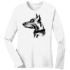 1-DAY RUSH NO MINIMUM Ladies Long Sleeve Crew Neck T-Shirt Thumbnail