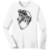 1-DAY RUSH NO MINIMUM Ladies Long Sleeve Crew Neck T-Shirt Thumbnail