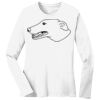 1-DAY RUSH NO MINIMUM Ladies Long Sleeve Crew Neck T-Shirt Thumbnail