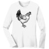 1-DAY RUSH NO MINIMUM Ladies Long Sleeve Crew Neck T-Shirt Thumbnail