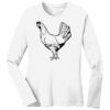 1-DAY RUSH NO MINIMUM Ladies Long Sleeve Crew Neck T-Shirt Thumbnail