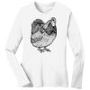 1-DAY RUSH NO MINIMUM Ladies Long Sleeve Crew Neck T-Shirt Thumbnail