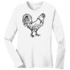 1-DAY RUSH NO MINIMUM Ladies Long Sleeve Crew Neck T-Shirt Thumbnail