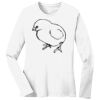 1-DAY RUSH NO MINIMUM Ladies Long Sleeve Crew Neck T-Shirt Thumbnail