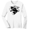 1-DAY RUSH NO MINIMUM Ladies Long Sleeve Crew Neck T-Shirt Thumbnail