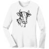 1-DAY RUSH NO MINIMUM Ladies Long Sleeve Crew Neck T-Shirt Thumbnail