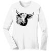 1-DAY RUSH NO MINIMUM Ladies Long Sleeve Crew Neck T-Shirt Thumbnail